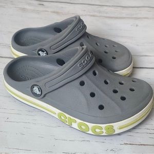 CROCS Bayaband Clog Grey Slide On Size 12